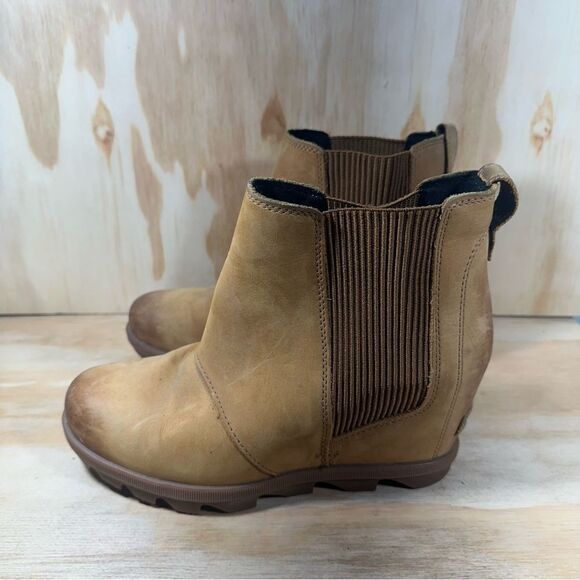 Sorel Tan Ankle Booties Women’s Size 8 - Picture 1 of 8